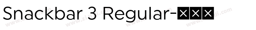 Snackbar 3 Regular字体转换
